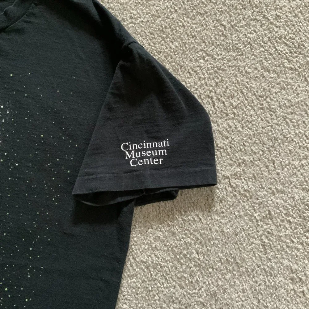 Cincinnati Museum Center - Comets On Tour commemoration Black Unisex T-Shirt - Picture 6 of 9